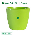 Load image into Gallery viewer, Divine Pot Green – 9 Inch (Pack of 2)