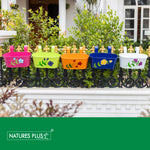 Load image into Gallery viewer, Metal Railing Oval Tub – White (Pack of 2)