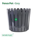 Load image into Gallery viewer, Fence Pot Grey – 11 inch (Pack of 2)