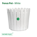 Load image into Gallery viewer, Fence Pot White – 11 inch (Pack of 2)