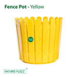 Load image into Gallery viewer, Fence Pot Yellow – 11 inch (Pack of 2)
