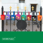 Load image into Gallery viewer, Metal Railing Single Hook – Orange (Pack of 2)