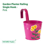 Load image into Gallery viewer, Metal Railing Single Hook – Pink (Pack of 2)