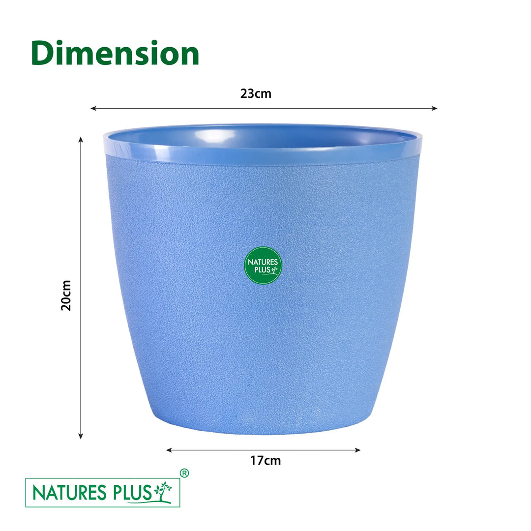 Divine Pot Blue – 9 Inch (Pack of 2)