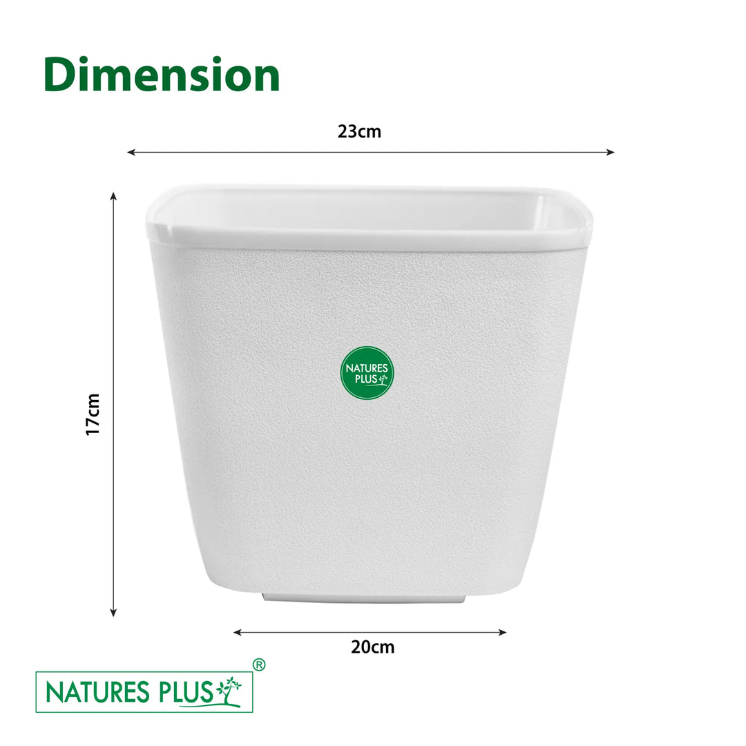 Dream Pot White – 9 Inch (Pack of 2)