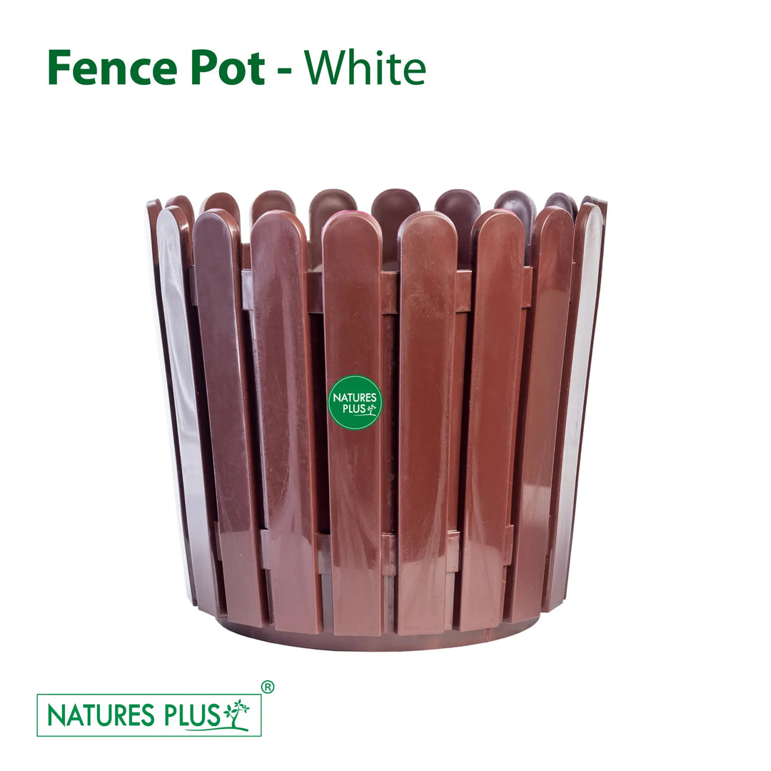 Fence Pot Brown – 11 inch (Pack of 2)