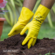 Garden Rubber Gloves (Yellow)