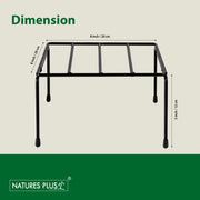 Metal Planter Stand – Single Pot – Square