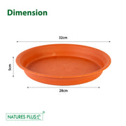 Planter Tray 160 Brown – 16 Inch (Pack of 4)