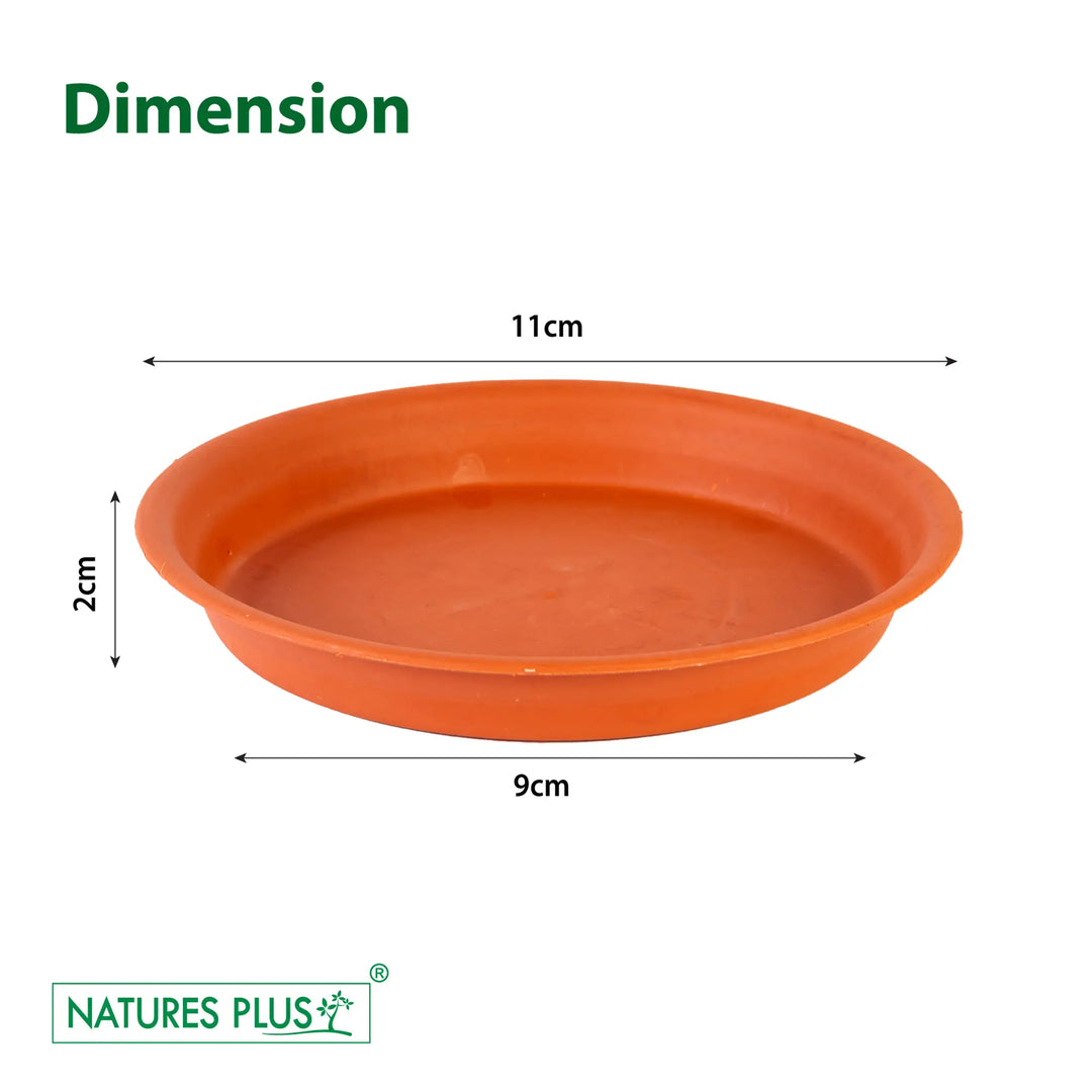 30 inch plant saucer Planter Tray 40 Brown – 4 Inch (Pack of 10) – Urbanthota